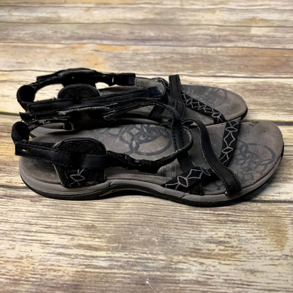 Merrell Black Leather Performance Strappy Sandals - image 5